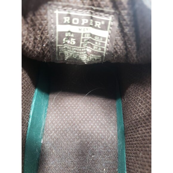 Roper Men's Western Gum Crepe Outsole Chukka Oiled Brown Leather Boots Size 9.5 - Picture 9 of 9